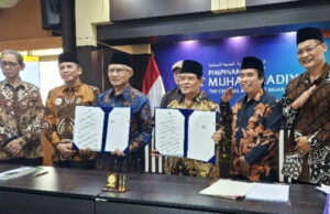 Peristiwa penandatanganan hibah tanah dari Pak Murady pada Muhammadiyah. (ist) 