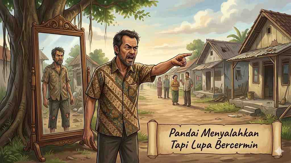 Pandai Menyalahkan Tapi Lupa Bercermin