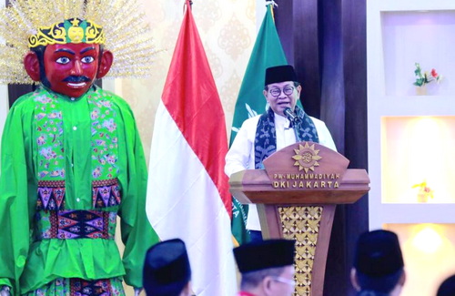 Gubernur DKI Jakarta, Pramono Anung, saat menghadiri acara halal bi halal PWM DKI Jakarta. (ist)