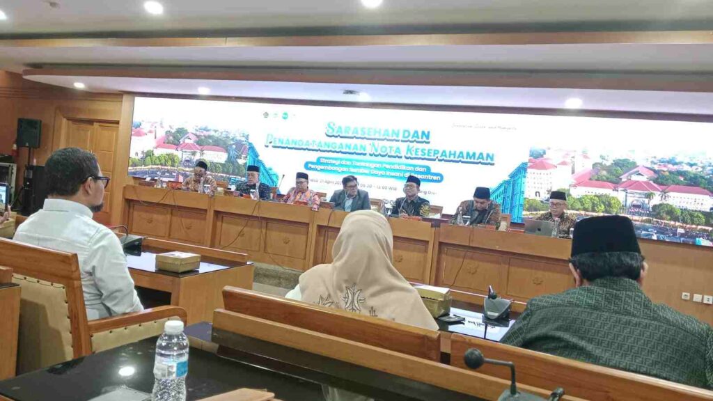 UIN Jakarta Gelar Sarasehan dan MoU Pengembangn SDM Pesantren