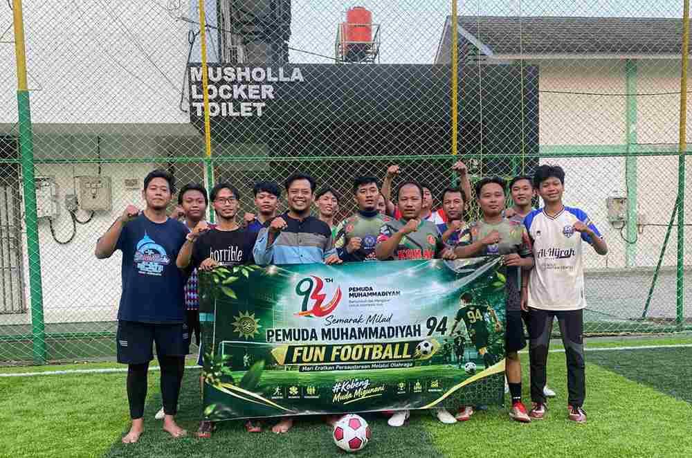 Fun Football Semarakkan Milad Pemuda Muhammadiyah di Kota Bengawan