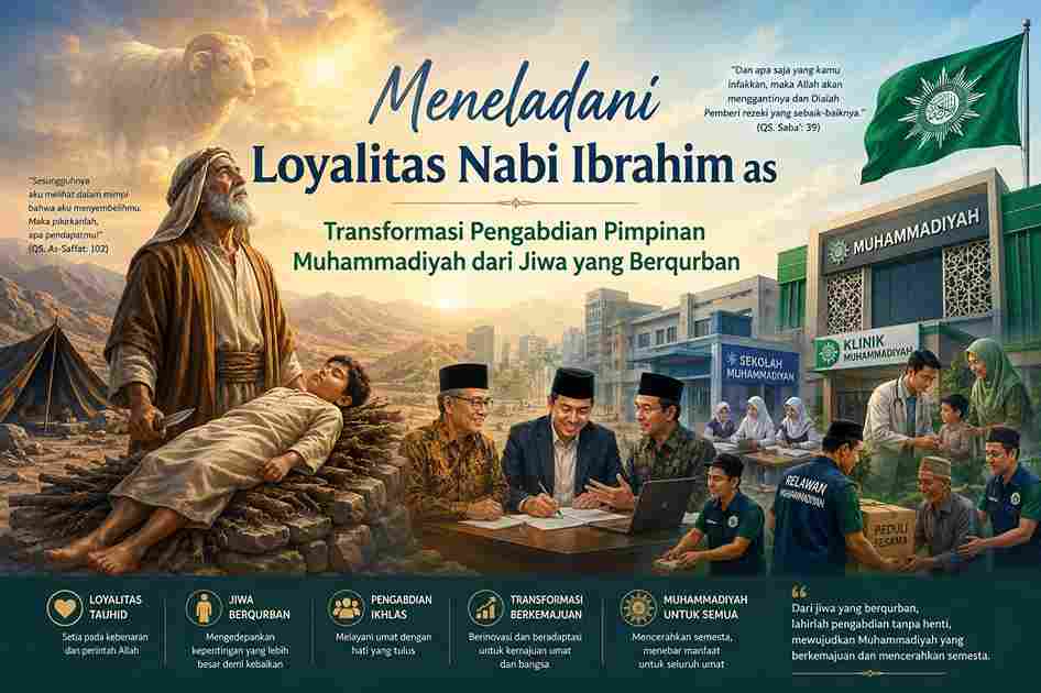 Meneladani Loyalitas Nabi Ibrahim as, Transformasi Pengabdian Pimpinan Muhammadiyah dari Jiwa yang Berkurban