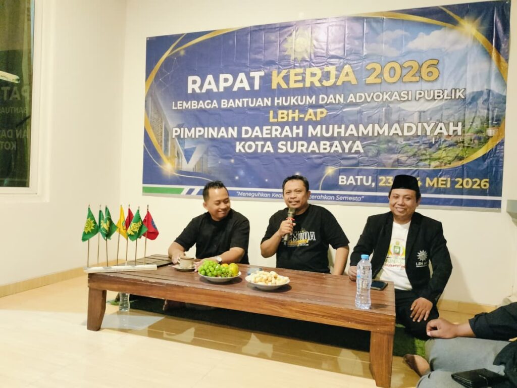 Raker LBH AP PDM Surabaya: Perkuat Komitmen Perjuangkan Bantuan Hukum Masyarakat Urban