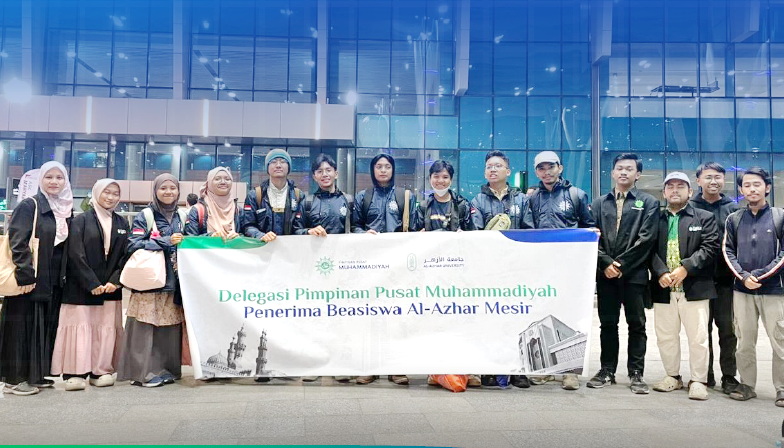 Para penerima beasiswa al Azhar jalur PP Muhammadiyah, angkatan sebelumnya. (ist)