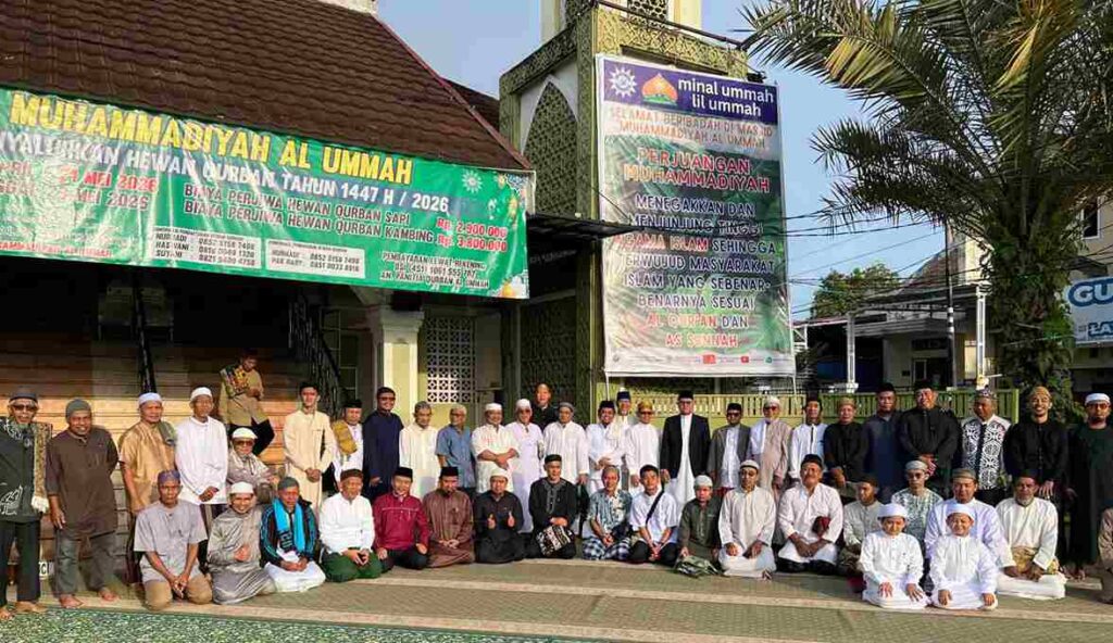 Iduladha di Masjid Al-Ummah: Ujian Harta dan Pentingnya Semangat Berkurban