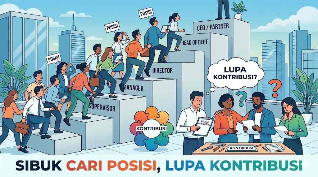 Sibuk Cari Posisi, Lupa Kontribusi
