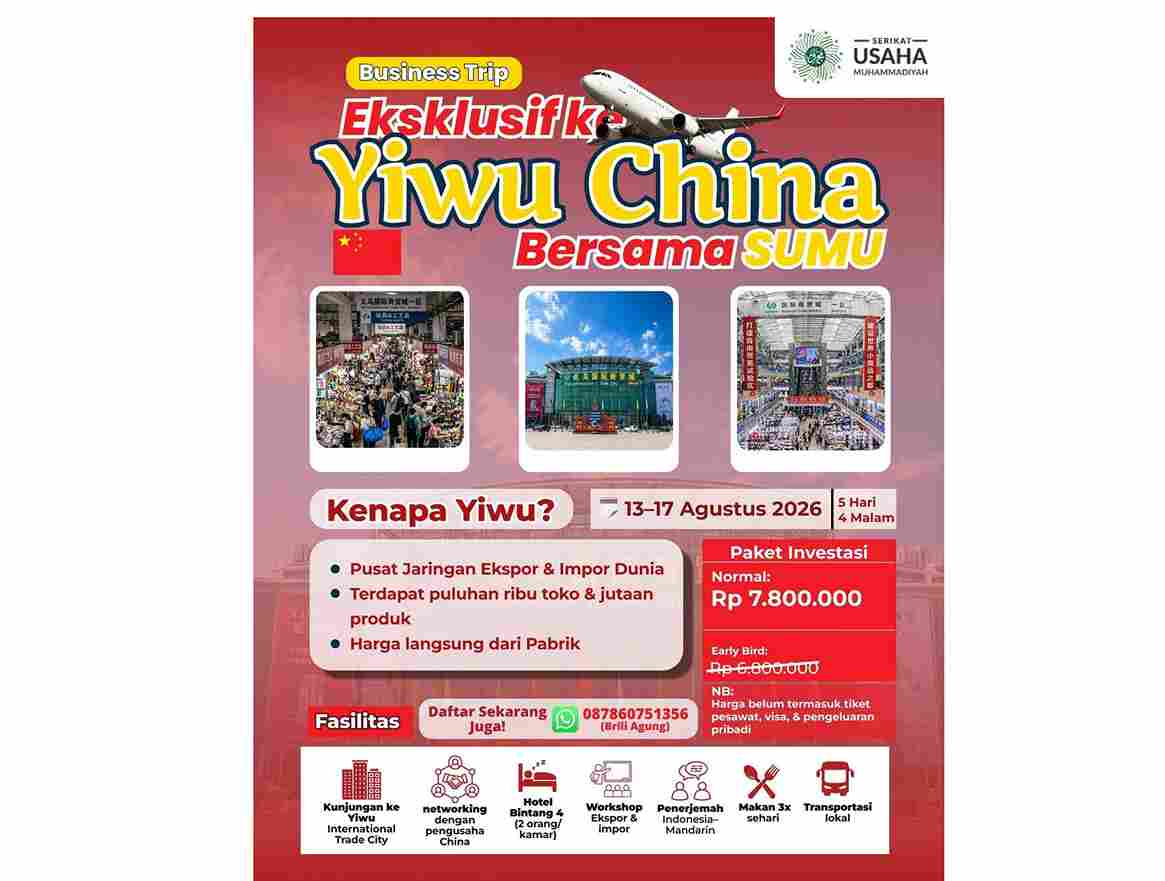 Buka Exclusive Business Trip, SUMU Dorong Pengusaha Akses Produk Langsung dari Pabrik