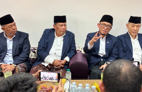 Wakil Menteri Haji dan Umrah (Wamenhaj) RI, Dahnil Anzar Simanjuntak, saat memberikan keterangan di Makkah, Arab Saudi. (ist)