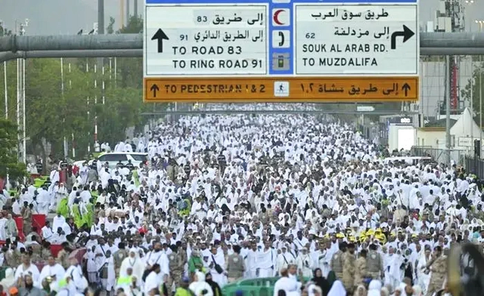 Jemaah haji mulai bergerak dari Makkah menuju Arofah. (ist)