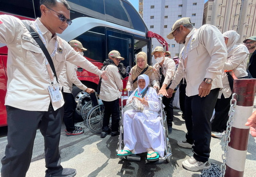 Jemaah Haji Indonesia sudah mulai berdatangan di Makkah. (ist)