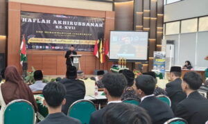 Sambutan yang memberikan motivasi para murid yang telah lulus. (ist)