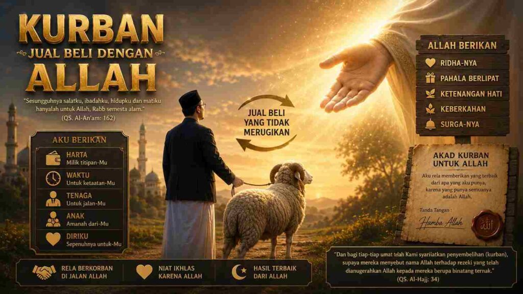 Khotbat Salat Id: Kurban, Jual Beli dengan Allah