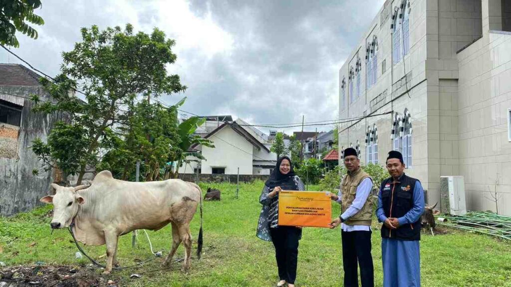 Lazismu Kaltim Terima Bantuan Sapi Kurban dari Maybank Syariah Samarinda