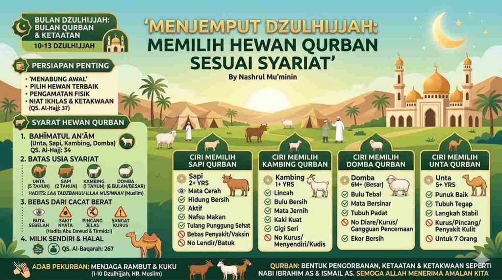 Menjemput Dzulhijjah: Memilih Hewan Qurban Sesuai Syariat