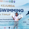 Sabet 3 Emas 1 Perak, Siswa SD Musix Andreano Zhafir Tampil Gemilang di Kejurda Finswimming Jatim