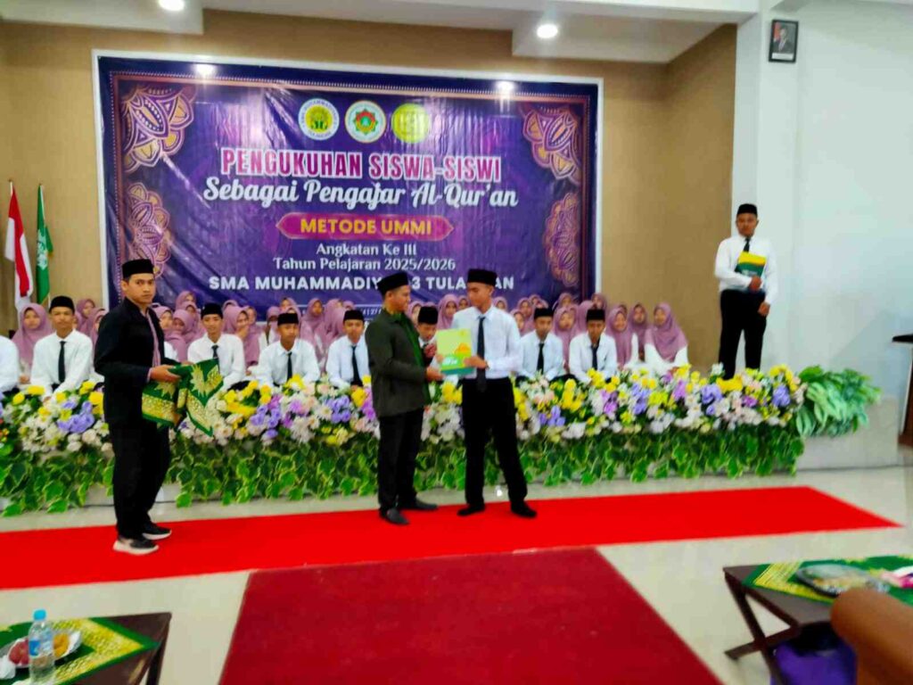SMA Muhammadiyah 3 Tulangan Kukuhkan 62 Siswa-siswi Pengajar Al-Qur’an Metode Ummi