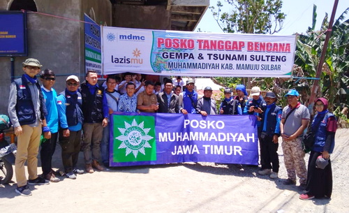 Para relewan Muhammadiyah penuh kesiapan saat terjadi bencana. (dok)