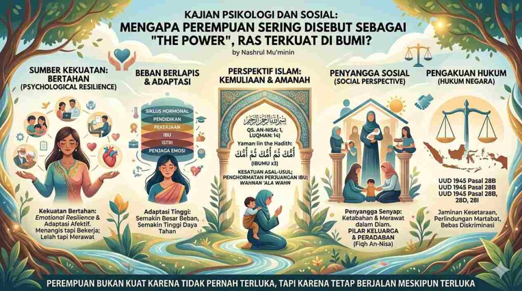 Kajian Psikologi dan Sosial: Mengapa Perempuan Sering Disebut sebagai “The Power”, Ras Terkuat di Bumi?
