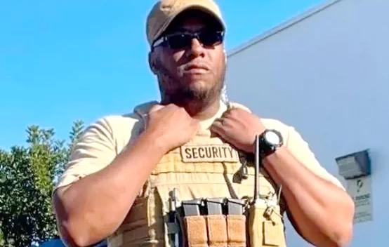 Amin Abdullah, penjaga keamanan di Islamic Center of San Diego. (ist)