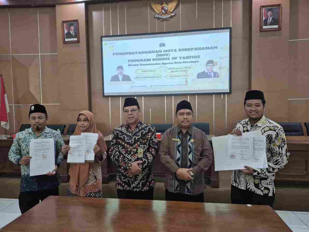 Resmi! SMP Muhammadiyah 15 Surabaya Jadi Pilot Project School of Tahfidz Kemenag