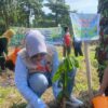 Milad ke-94, Pemuda Muhammadiyah Surakarta Tanam Pohon di Bengawan Solo