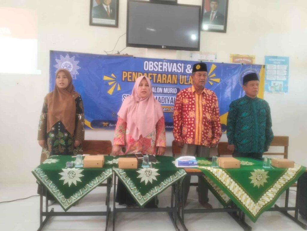 SD Muhammadiyah 4 Kerek Gelar Observasi dan Daftar Ulang Calon Murid Baru 