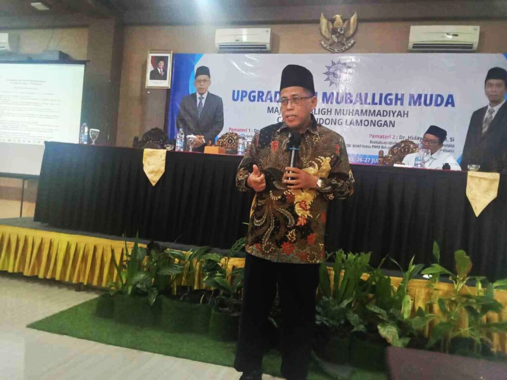 Dr Syamsuddin Ajak Peserta Upgrading Jadi Mubaligh yang Solutif dan Mencerahkan