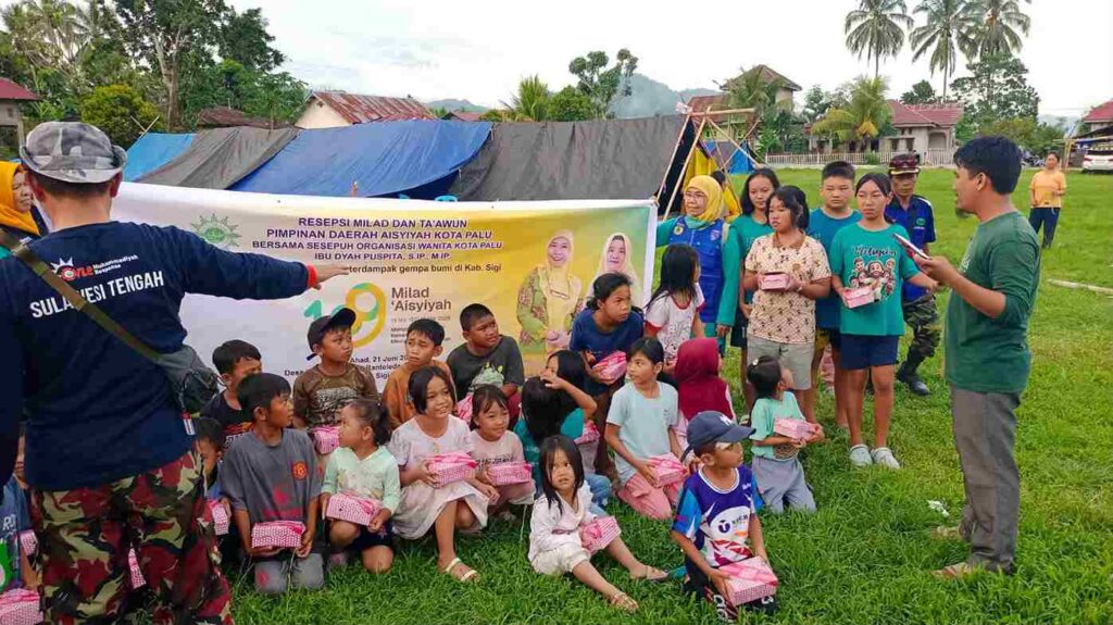 MDMC Dampingi Korban Gempa Sigi, Ada Kendala Stok LPG dan Personel Relawan Psikososial 