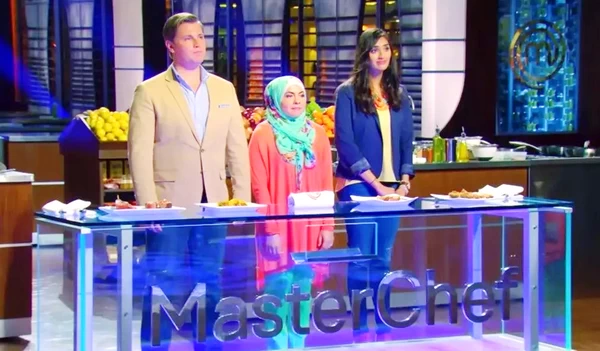 Peserta masterchef AS menunggu penjurian atas masakan mereka dengan bahan daging domba. (ist)
