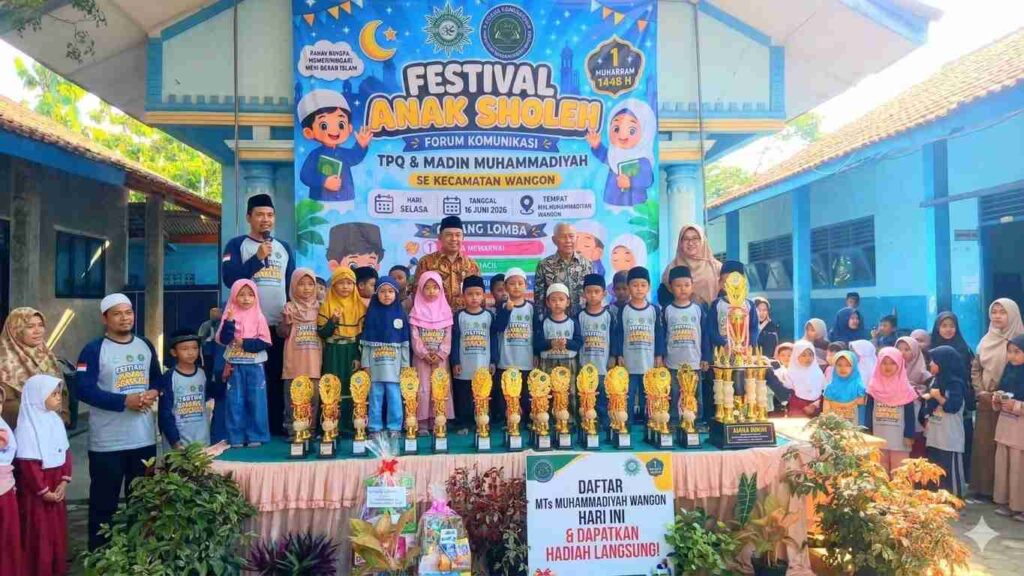 Syiar 1 Muharram 1448 H: FK TPQ Muhammadiyah Wangon Gelar Festival Anak Sholeh 