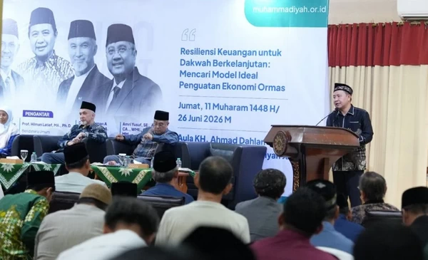 Bendahara Umum Pimpinan Pusat (PP) Muhammadiyah, Hilman Latief, dalam Pengajian PP Muhammadiyah. (ist)
