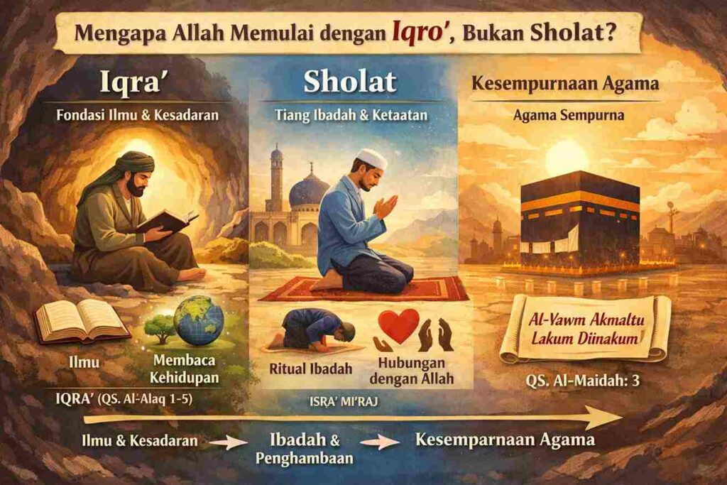 Mengapa Allah Memulai dengan Iqra’, Bukan Salat?