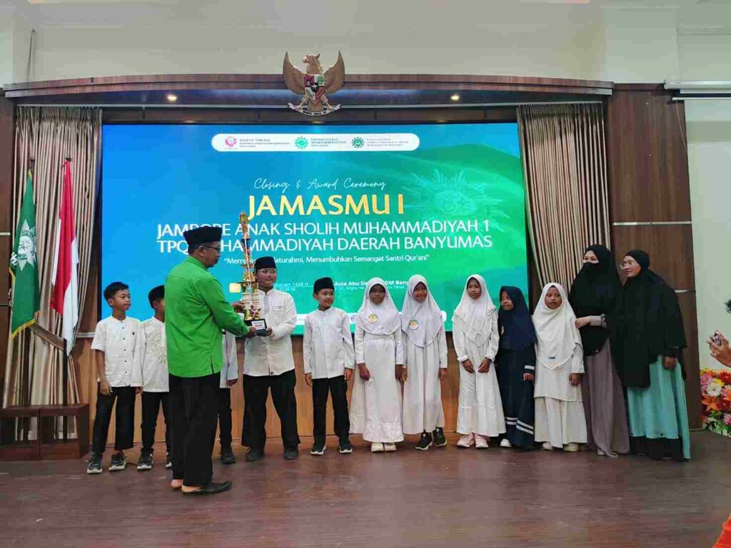 TPQ Nur Hidayah Tanjung Juara Umum JamasMu 1 PDM Banyumas
