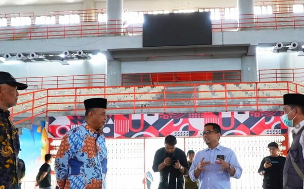 Panitia pusat melakukan peninjauan kesiapan venue Muktamar Muhammadiyah 2027. (ist)