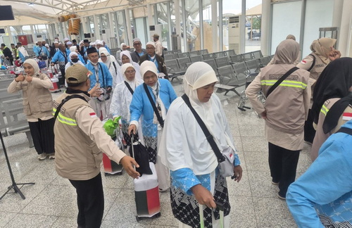 Gelombang jemaah haji Indonesia mulai meninggalkan Tanah Suci. (ist)