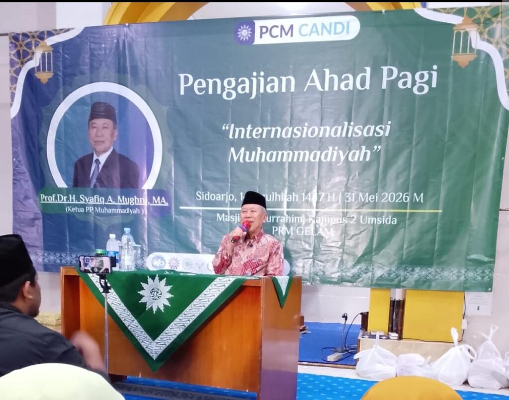 Kajian PCM Candi: Prof Syafiq Mughni Sampaikan Update Internasionalisasi Muhammadiyah