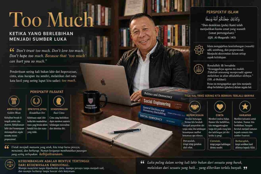 "Too Much": Ketika yang Berlebihan Menjadi Sumber Luka