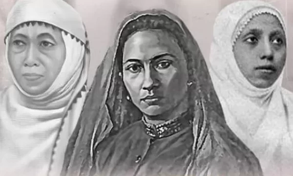 Para ulama perempuan di masa penjajahan, Nyai Ahmad Dahlan, Teungku Fakinah, dan Rahmah El Yunusiah. (ist)