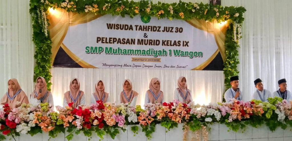 Haru dan Khidmat, Prosesi Pelepasan Siswa SMP Muhammadiyah 1 Wangon: Siap Emban Amanah Kader Semesta