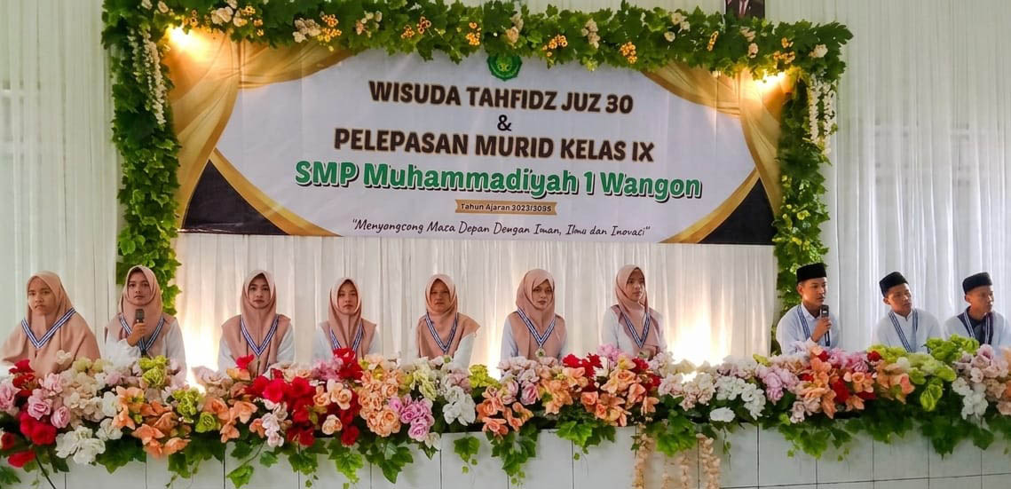 Haru dan Khidmat, Prosesi Pelepasan Siswa SMP Muhammadiyah 1 Wangon: Siap Emban Amanah Kader Semesta