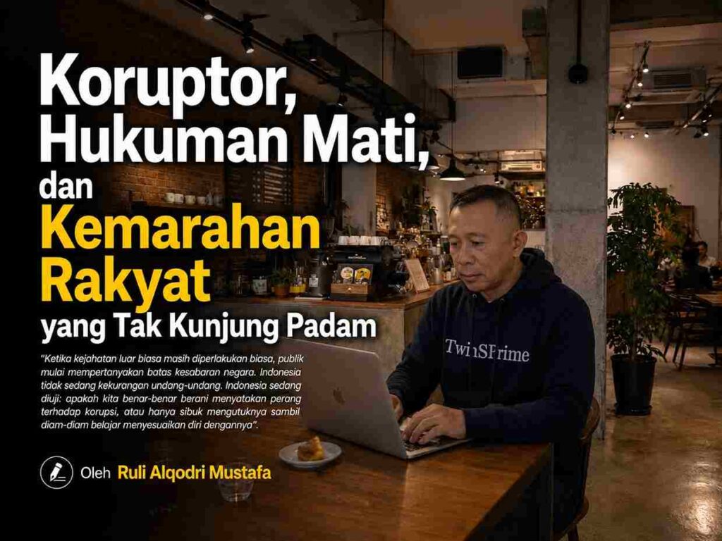 Koruptor, Hukuman Mati, dan Kemarahan Rakyat yang Tak Kunjung Padam