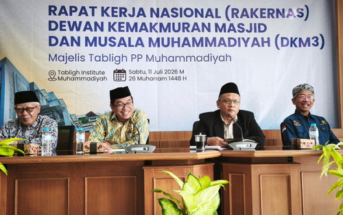 Pimpinan Rakernas DKM3 dalam pembukaan Rakernas. (ist)