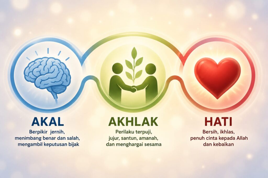 Hati, Akhlak, dan Akal: Tiga Pilar Kemuliaan Manusia