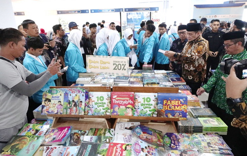 Pameran buku dalam Muharam Islamic Literacy Festival (Milfest) 2026 di Unit Percetakan Al-Qur'an (UPQ), Ciawi, Bogor. (ist)