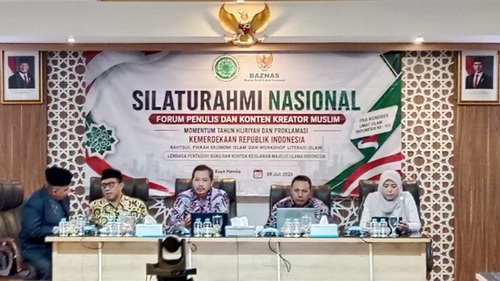 Silaturahmi Nasional Forum Penulis dan Kreator Muslim, membahas kelayakan buku keagamaan. (ist)