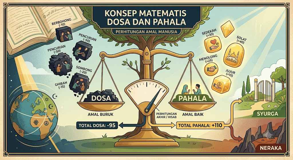 Ketika Pahala dan Dosa Dimaknai Secara Matematis