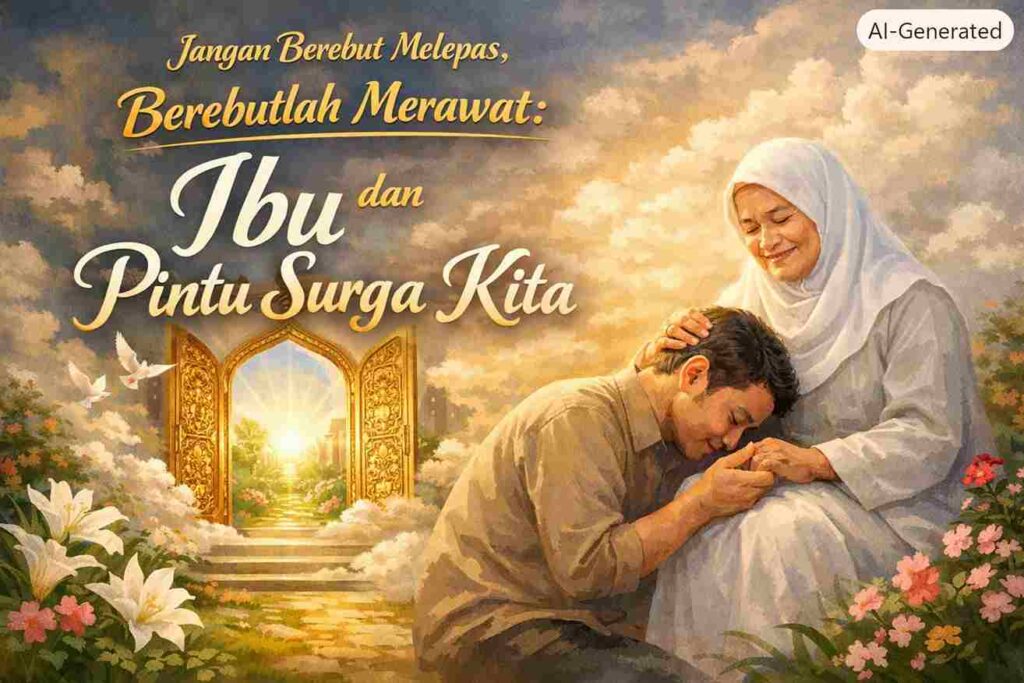 Jangan Berebut Melepas, Berebutlah Merawat: Ibu dan Pintu Surga Kita