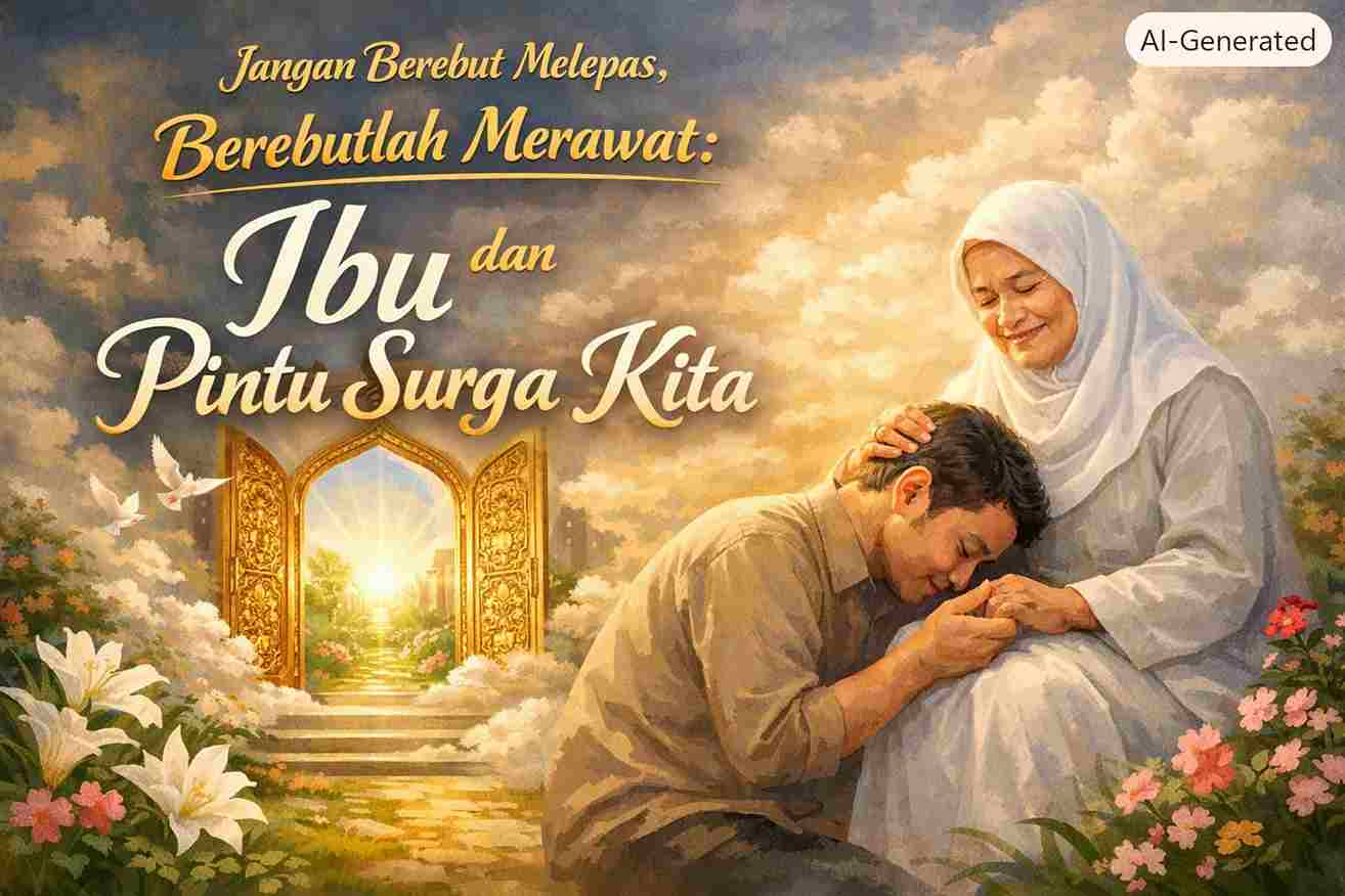 Jangan Berebut Melepas, Berebutlah Merawat: Ibu dan Pintu Surga Kita