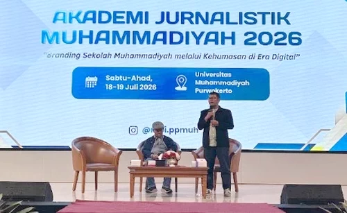 Akademi jurnalistik yang diikuti oleh humas sekolah Muhammadiyah. (ist)
