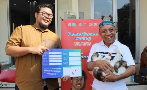 Peluncuran KucingMu dan pemberian KTAM khusus kucing. (ist)